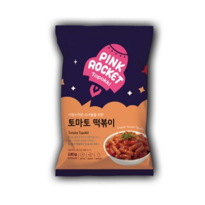 영풍_핑크로켓 토마토 떡볶이 파우치(240g*24)