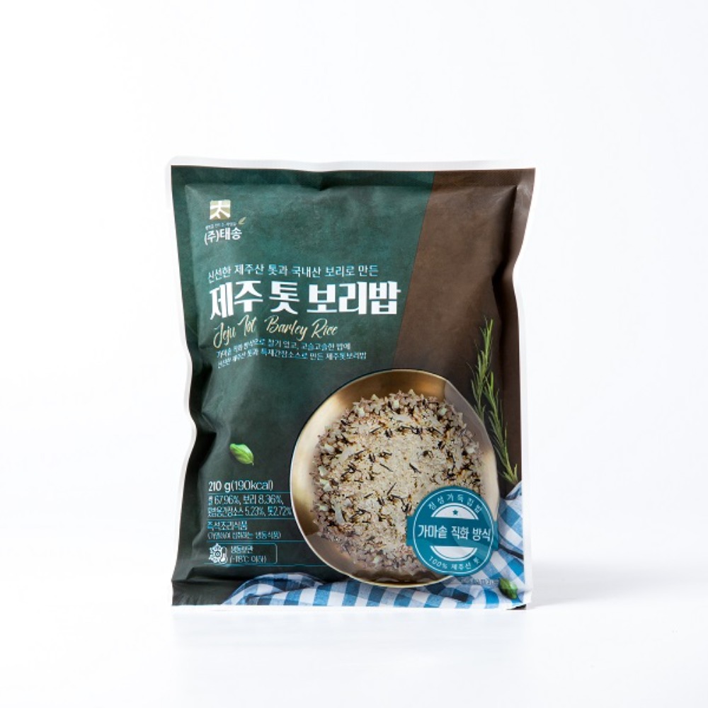 [태송] 제주 톳 보리밥 (210g x 10개입)