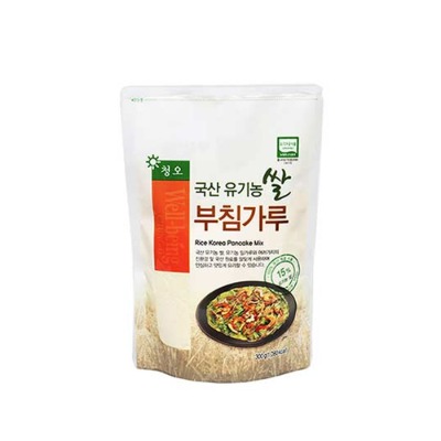 청오건강_국산 유기농쌀 부침가루(300g)*4
